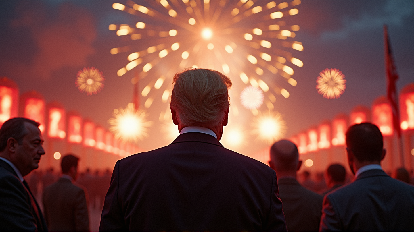 Presidentti Trump Liikuttunut Kiinan Upeasta Sotilasparaatista