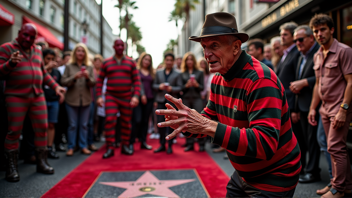 Freddy Kruegerin Mestari: Robert Englund Kunnioitettu Hollywood Walk of Famessa