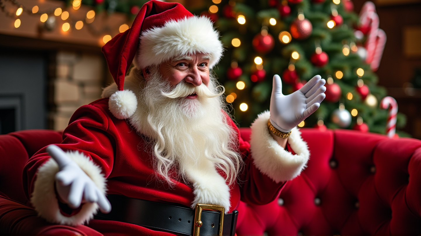 Tapaa Joulupukki Aikaisin Hollywood Studiosilla Ennen Disneyn Joulukauden Aloitusta