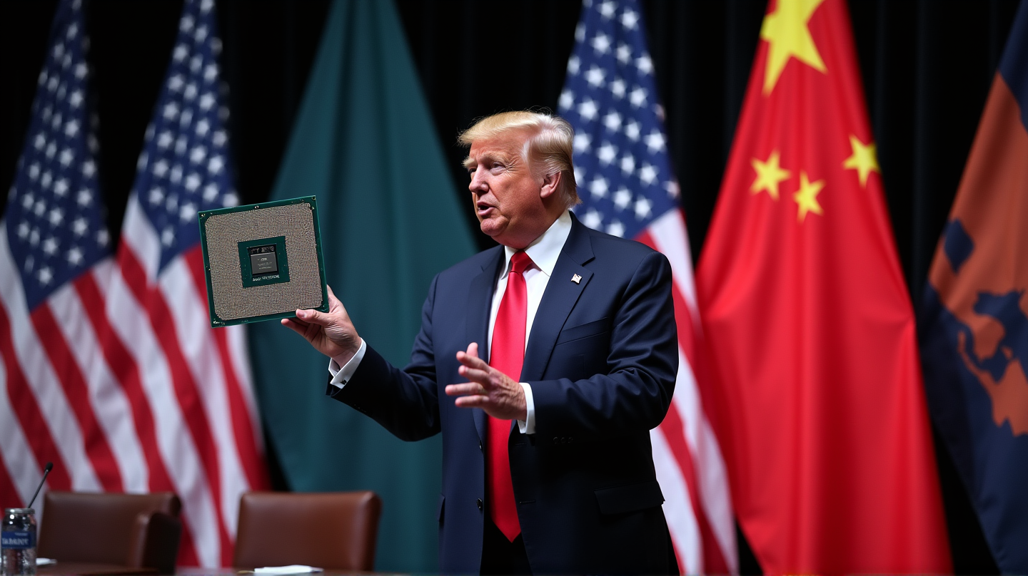 Trumpin strateginen siirto: Nvidia-hyväksyminen AI-sirujen viemiseen Kiinaan