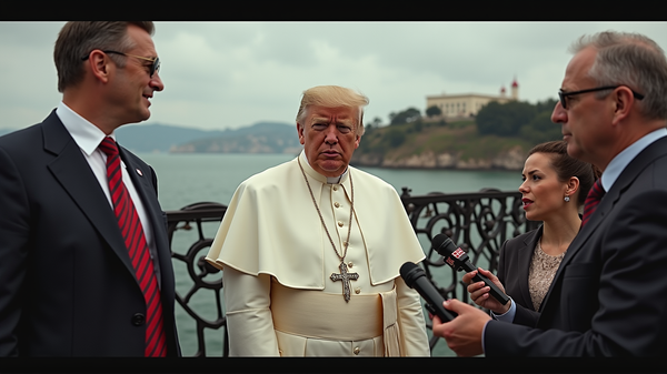 Trump haastaa Hollywoodin ja Alcatrazin keskellä kiistaa paavin AI-kuvasta