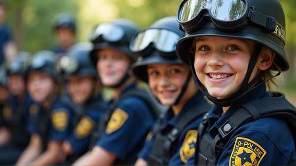 Seviervillen poliisileiri: Innostamassa seuraavan sukupolven poliiseja