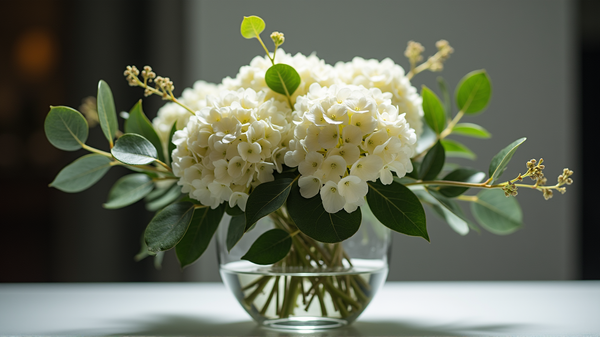 Vaivaton Eleganssi: Tyylikkään Hortensia-keskipisteen Luonti Kolmella Ainesosalla