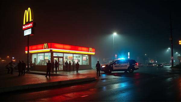 Traginen Ampumavälikohtaus East Hollywoodin McDonald'sin Ulkopuolella Yksi Kuollut