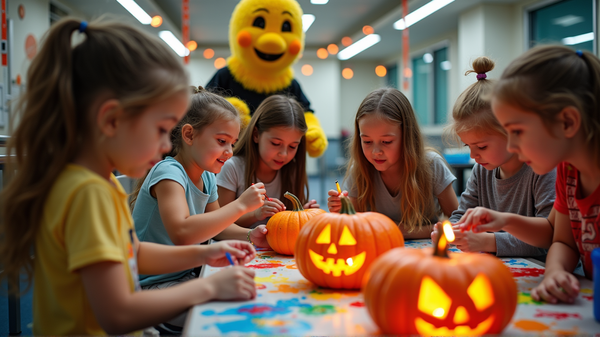 Karmivaa Luovuutta: Pinkit Kurpitsat Valaisevat Joe DiMaggio -sairaalaa