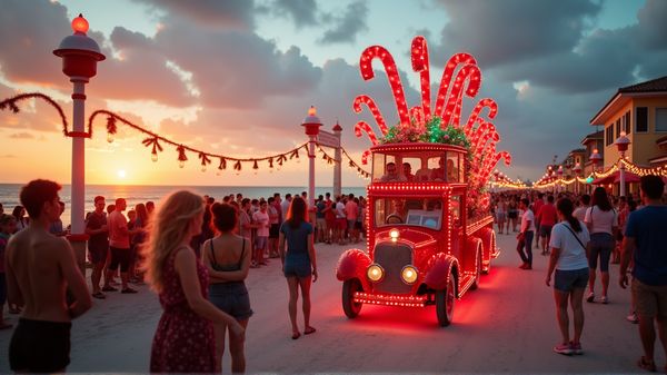 Koe Ilo: Hollywood Beachin Eloisa Candy Cane Parade!